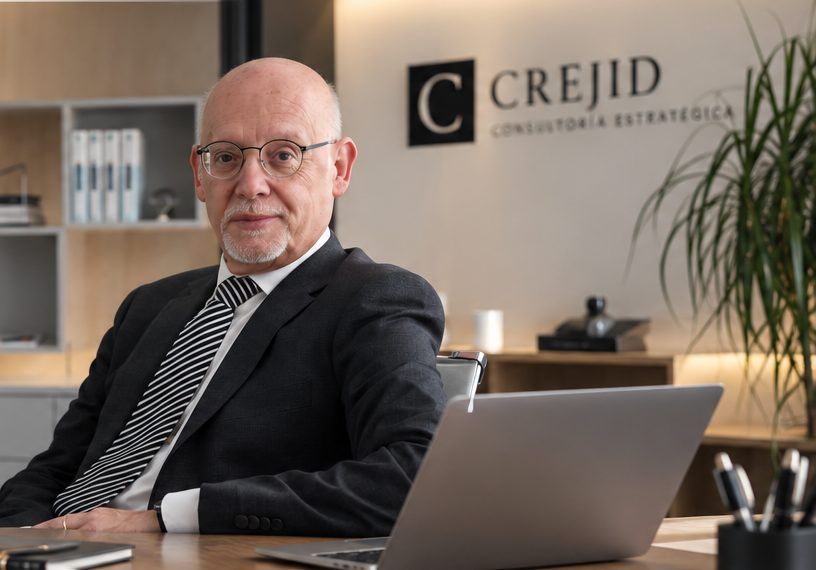Daniel Orpí en el despacho de CREJID