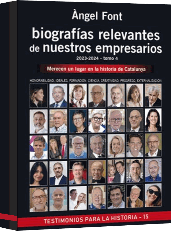 Portada de Biografías relevantes de nuestros empresarios, tomo 4
