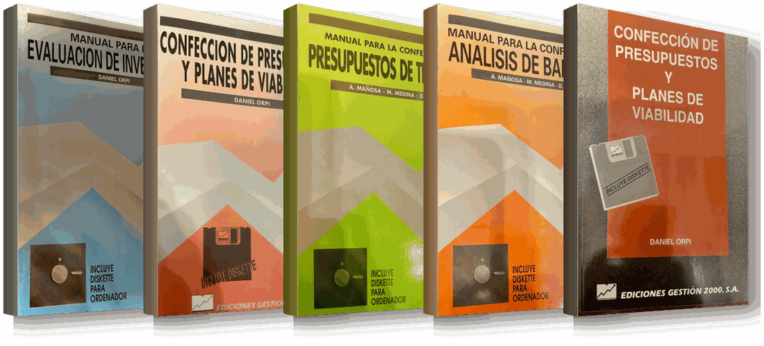 Los cinco manuales de la colección FMTOOL